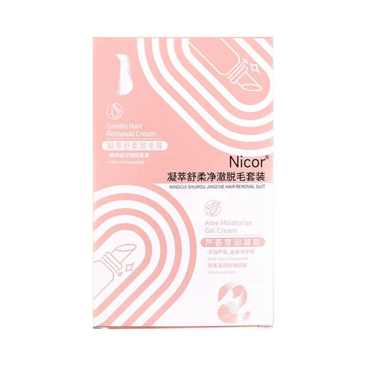 Nicor Lip Hair Removal Cream – Gentle Facial Hair Remover for Men & Women, Smooth Lip & Moustache Area in Minutes